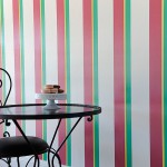 Detailed stripe painting - commercial interior