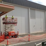 Extensive exterior commercial work