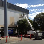 Extensive exterior commercial work